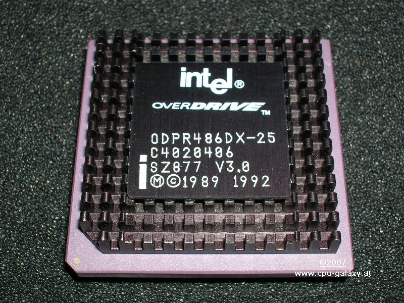 www.cpu-galaxy.at Vintage Chips Intel 486 Overdrive Section